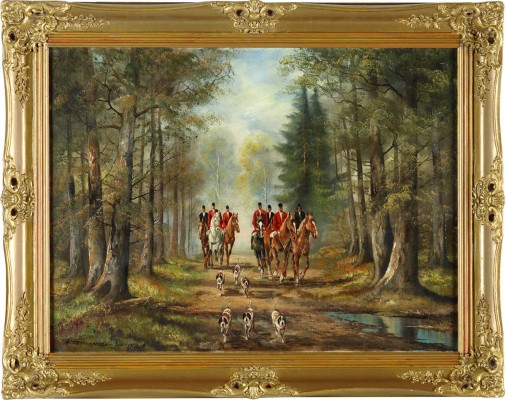 Неизвестный художник. Охота